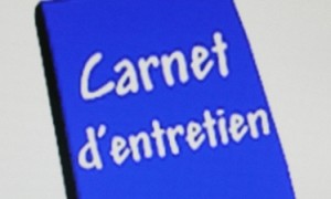 carnet d'entretien